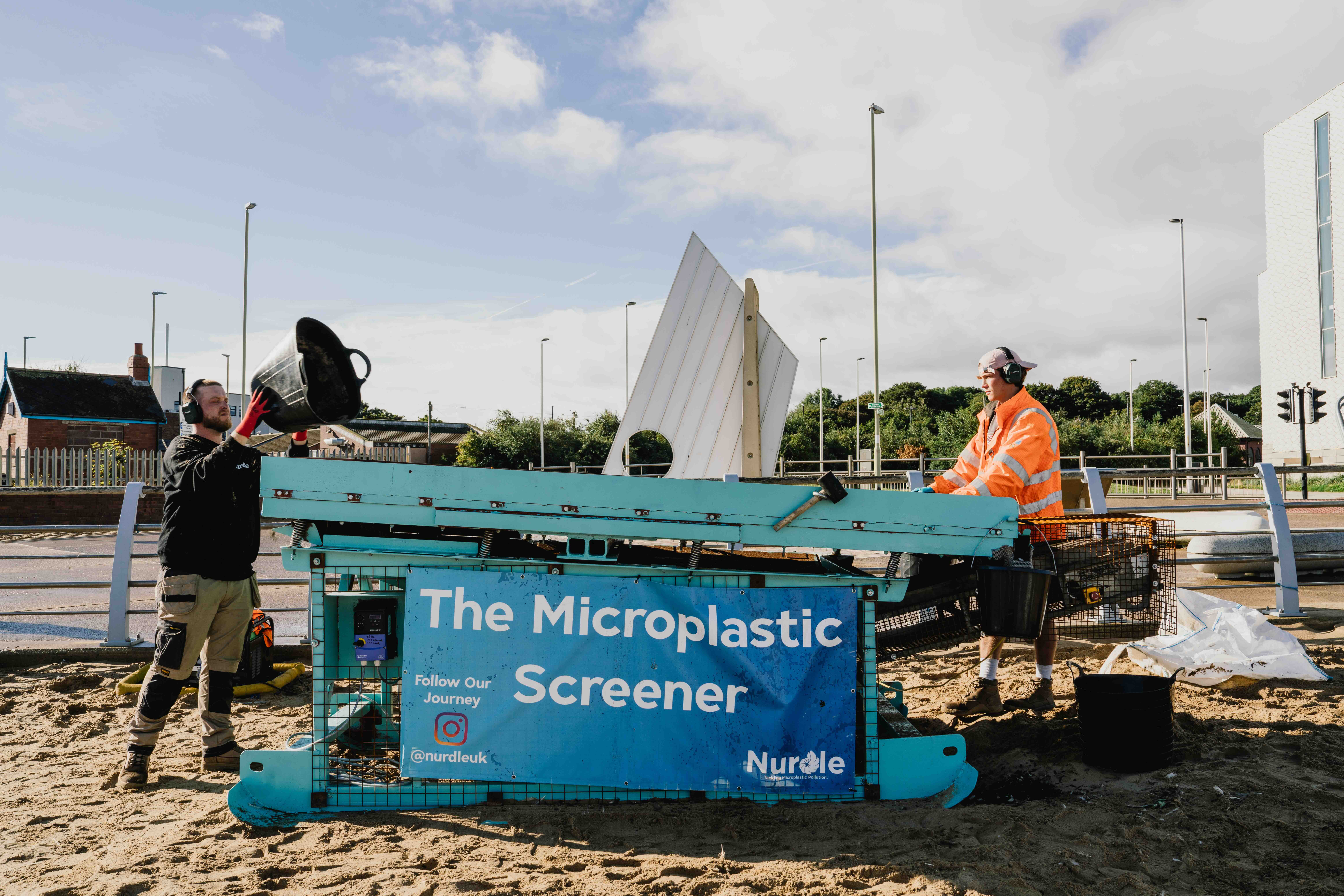 The Screener on the beach